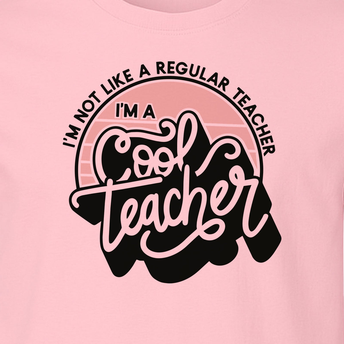 Cool Teacher T-Shirt, Not Like a Regular One Retro Graphic for Educators, School Staff and Appreciation Week