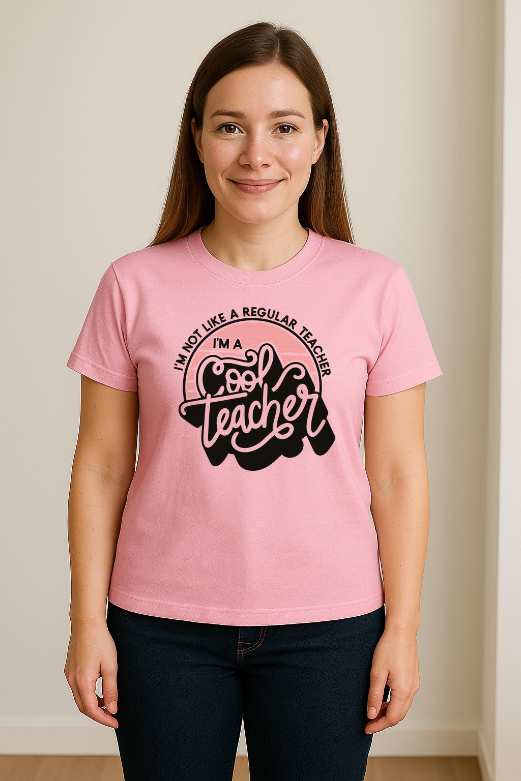 Cool Teacher T-Shirt, Not Like a Regular One Retro Graphic for Educators, School Staff and Appreciation Week
