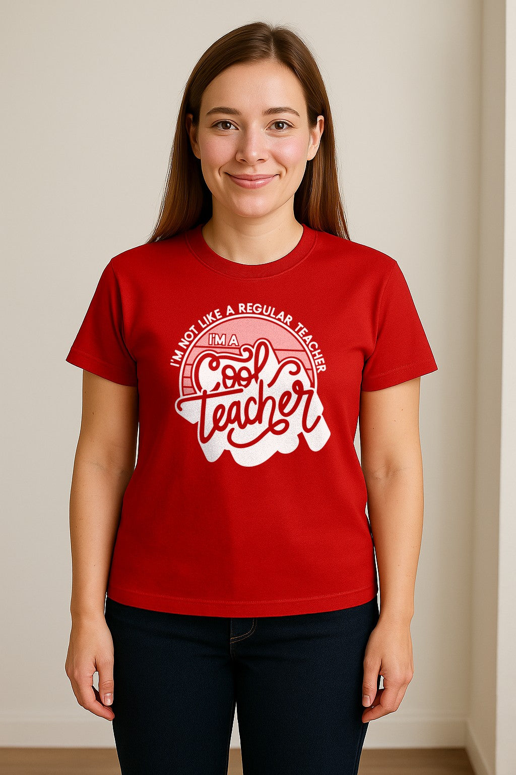 Cool Teacher T-Shirt, Not Like a Regular One Retro Graphic for Educators, School Staff and Appreciation Week