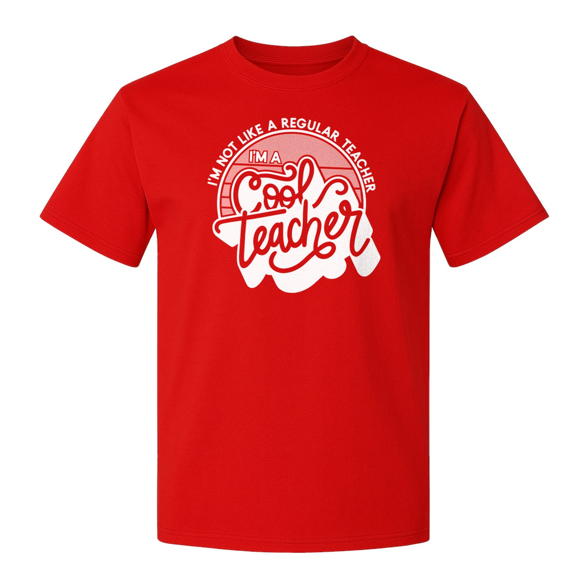 Cool Teacher T-Shirt, Not Like a Regular One Retro Graphic for Educators, School Staff and Appreciation Week