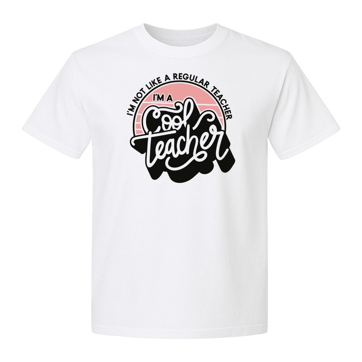 Cool Teacher T-Shirt, Not Like a Regular One Retro Graphic for Educators, School Staff and Appreciation Week