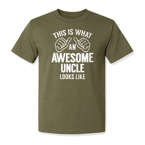 This Is What an Awesome Uncle Looks Like T-Shirt, Funny Family Gift for Birthdays and Father's Day