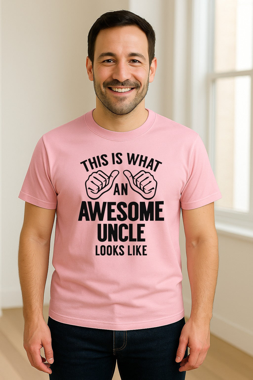 This Is What an Awesome Uncle Looks Like T-Shirt, Funny Family Gift for Birthdays and Father's Day