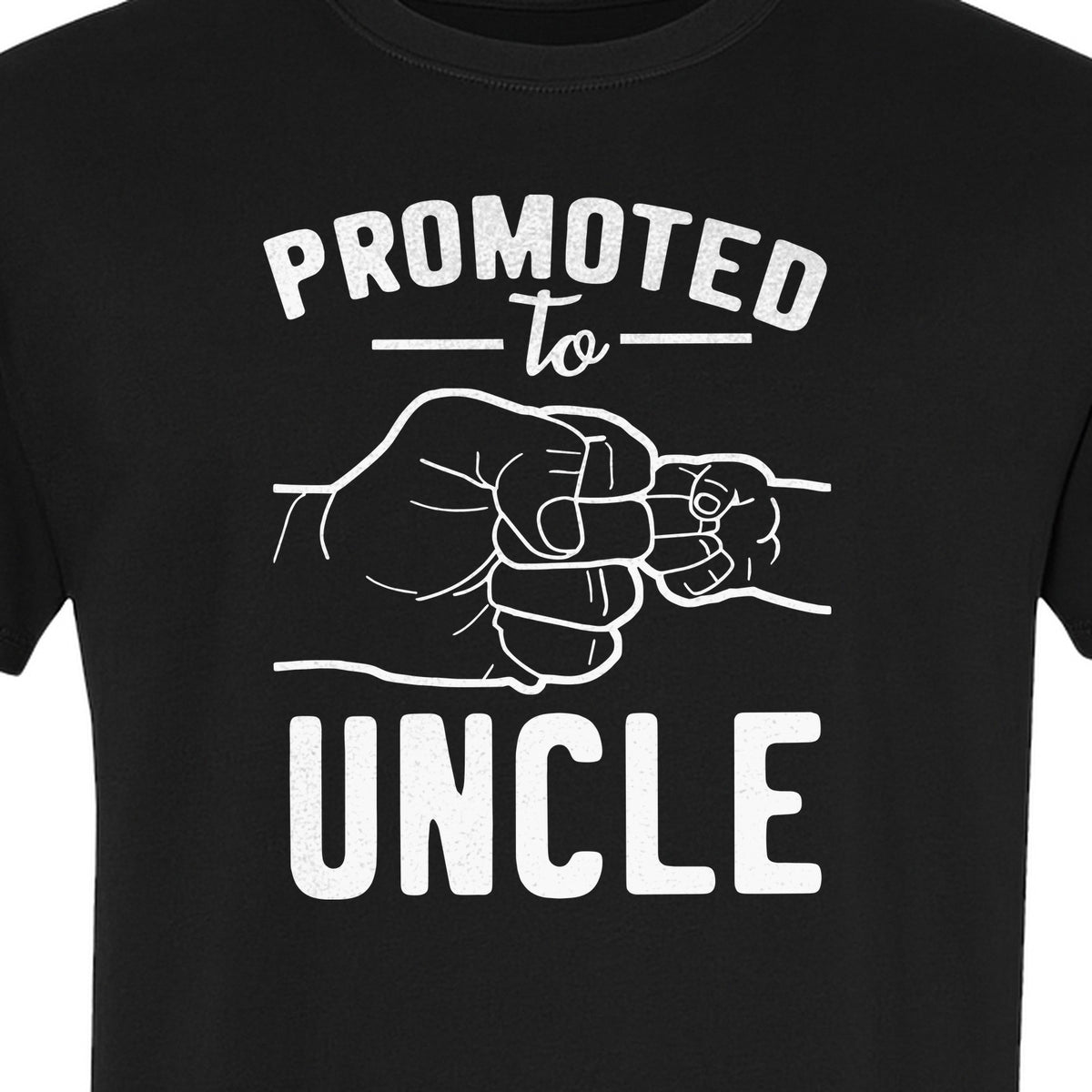 Promoted to Uncle T-Shirt, Baby Announcement Graphic for Pregnancy Reveal and New Family Members