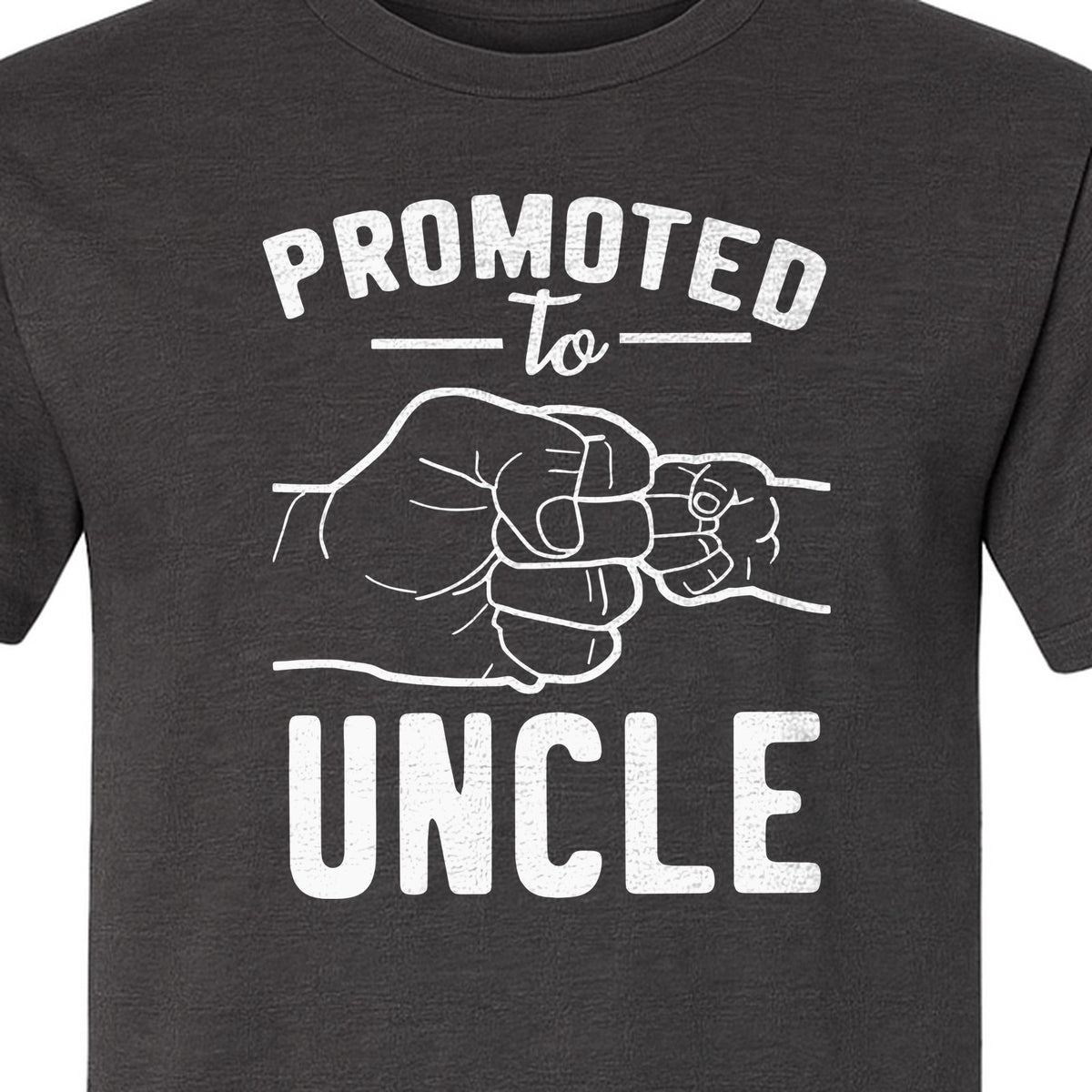 Promoted to Uncle T-Shirt, Baby Announcement Graphic for Pregnancy Reveal and New Family Members