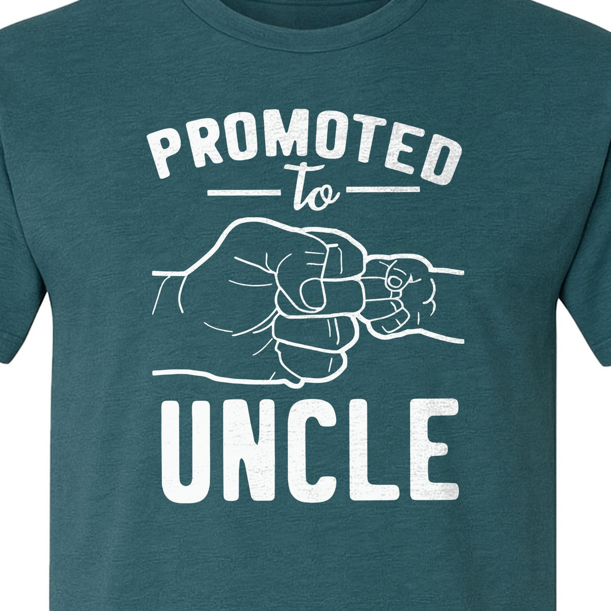 Promoted to Uncle T-Shirt, Baby Announcement Graphic for Pregnancy Reveal and New Family Members