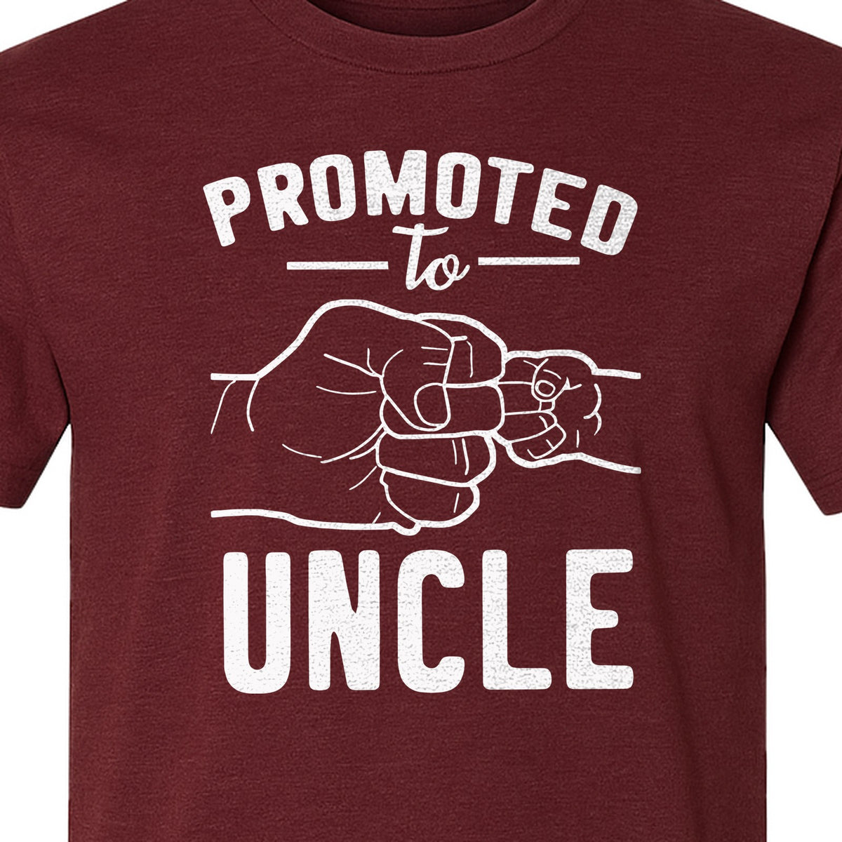 Promoted to Uncle T-Shirt, Baby Announcement Graphic for Pregnancy Reveal and New Family Members