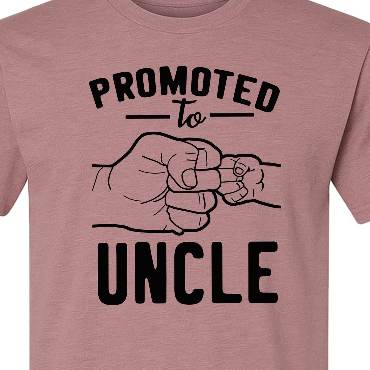 Promoted to Uncle T-Shirt, Baby Announcement Graphic for Pregnancy Reveal and New Family Members