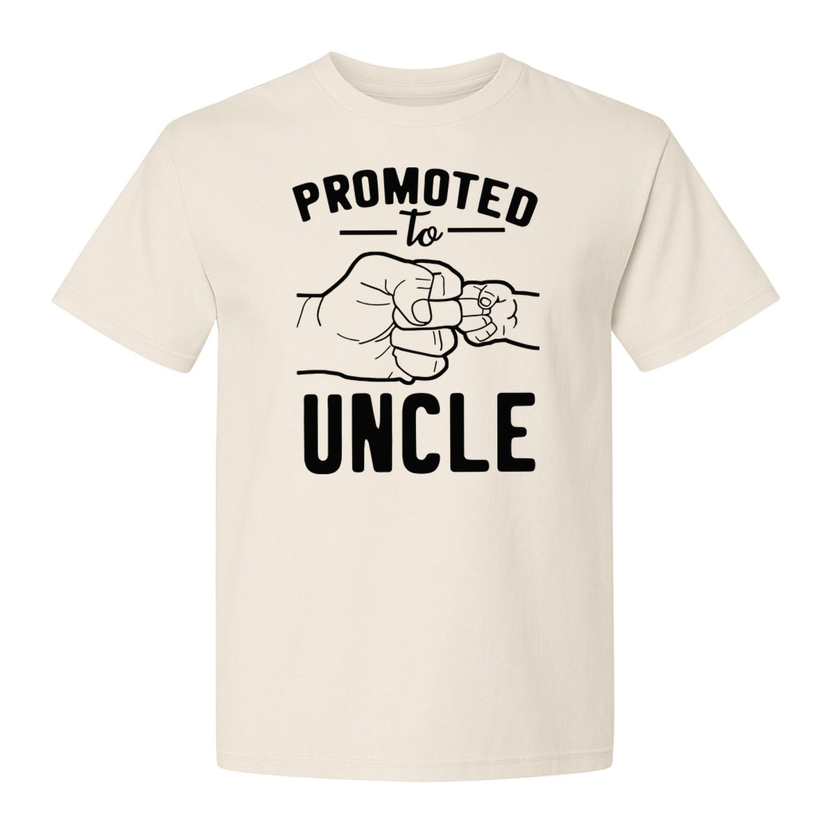 Promoted to Uncle T-Shirt, Baby Announcement Graphic for Pregnancy Reveal and New Family Members