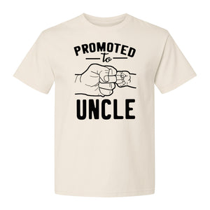 Promoted to Uncle T-Shirt, Baby Announcement Graphic for Pregnancy Reveal and New Family Members