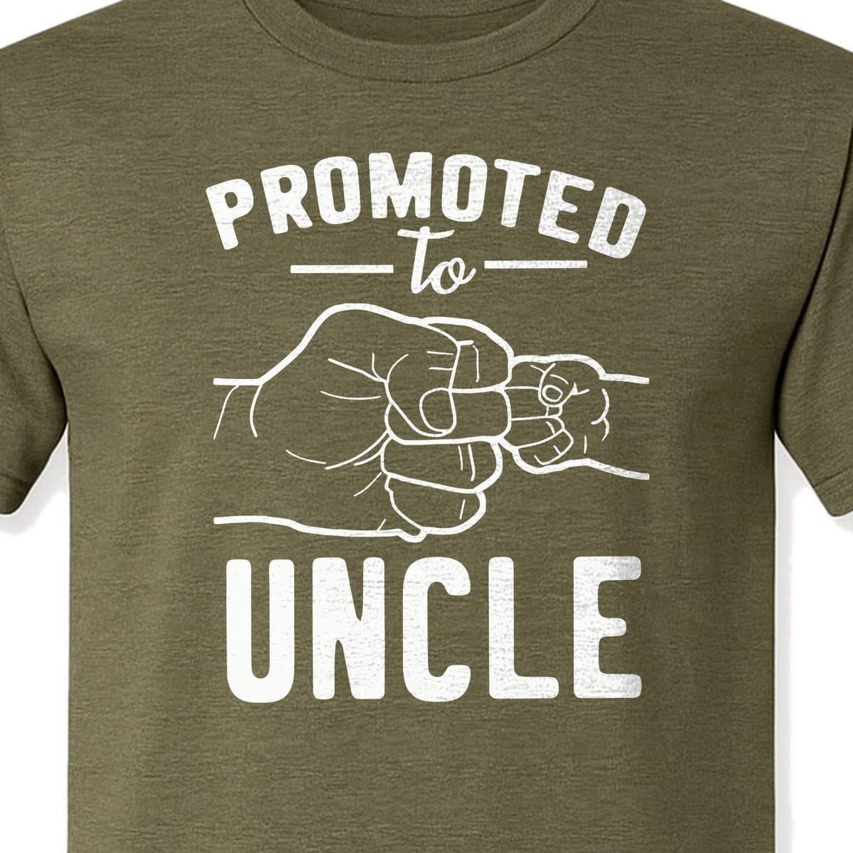 Promoted to Uncle T-Shirt, Baby Announcement Graphic for Pregnancy Reveal and New Family Members