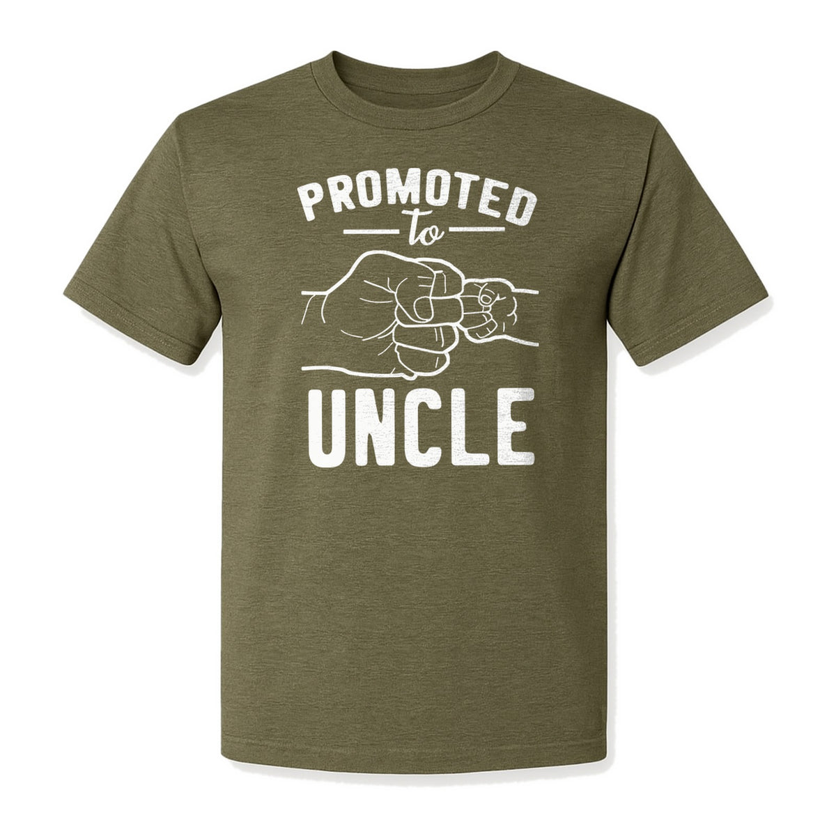 Promoted to Uncle T-Shirt, Baby Announcement Graphic for Pregnancy Reveal and New Family Members