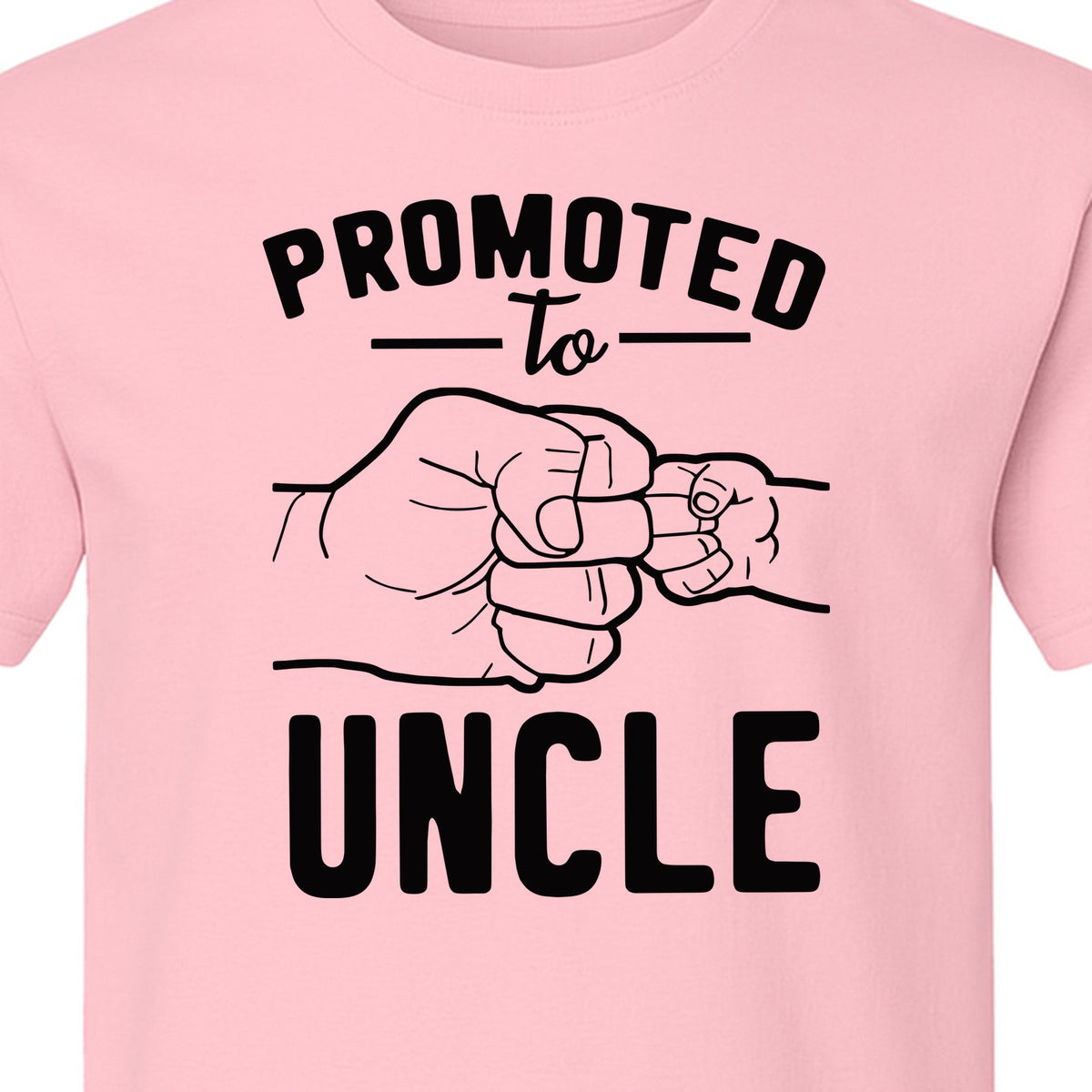 Promoted to Uncle T-Shirt, Baby Announcement Graphic for Pregnancy Reveal and New Family Members