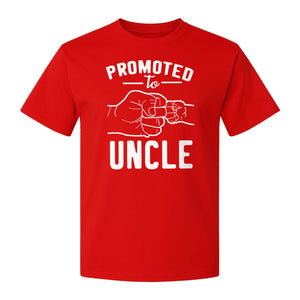 Promoted to Uncle T-Shirt, Baby Announcement Graphic for Pregnancy Reveal and New Family Members
