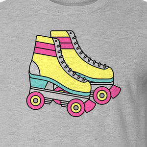 Roller Skate T-Shirt, Retro Quad Design for Derby Fans, Skating Rink Birthdays and Bachelorettes