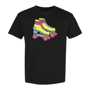 Roller Skate T-Shirt, Retro Quad Design for Derby Fans, Skating Rink Birthdays and Bachelorettes
