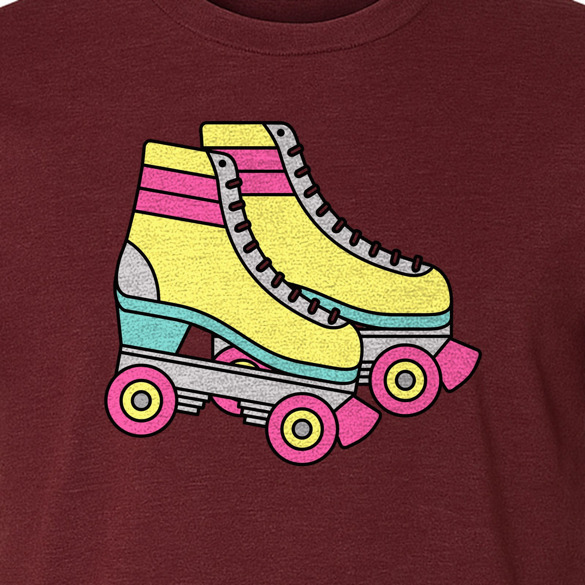 Roller Skate T-Shirt, Retro Quad Design for Derby Fans, Skating Rink Birthdays and Bachelorettes