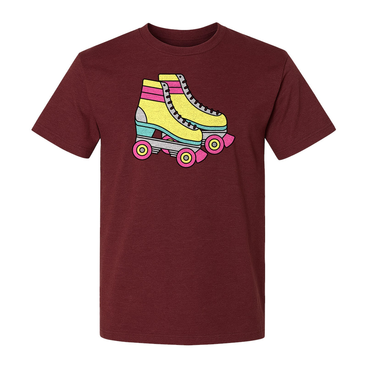 Roller Skate T-Shirt, Retro Quad Design for Derby Fans, Skating Rink Birthdays and Bachelorettes