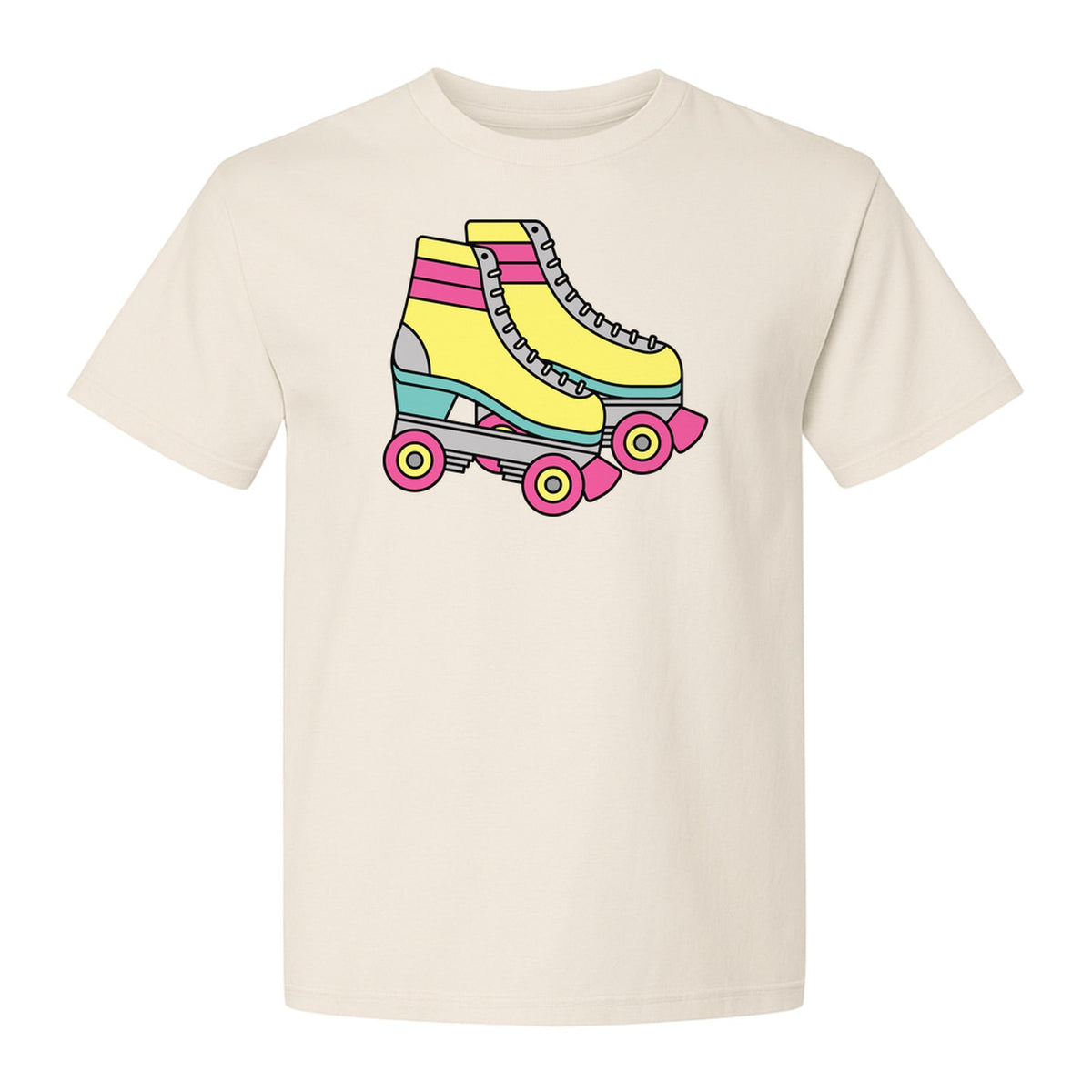 Roller Skate T-Shirt, Retro Quad Design for Derby Fans, Skating Rink Birthdays and Bachelorettes
