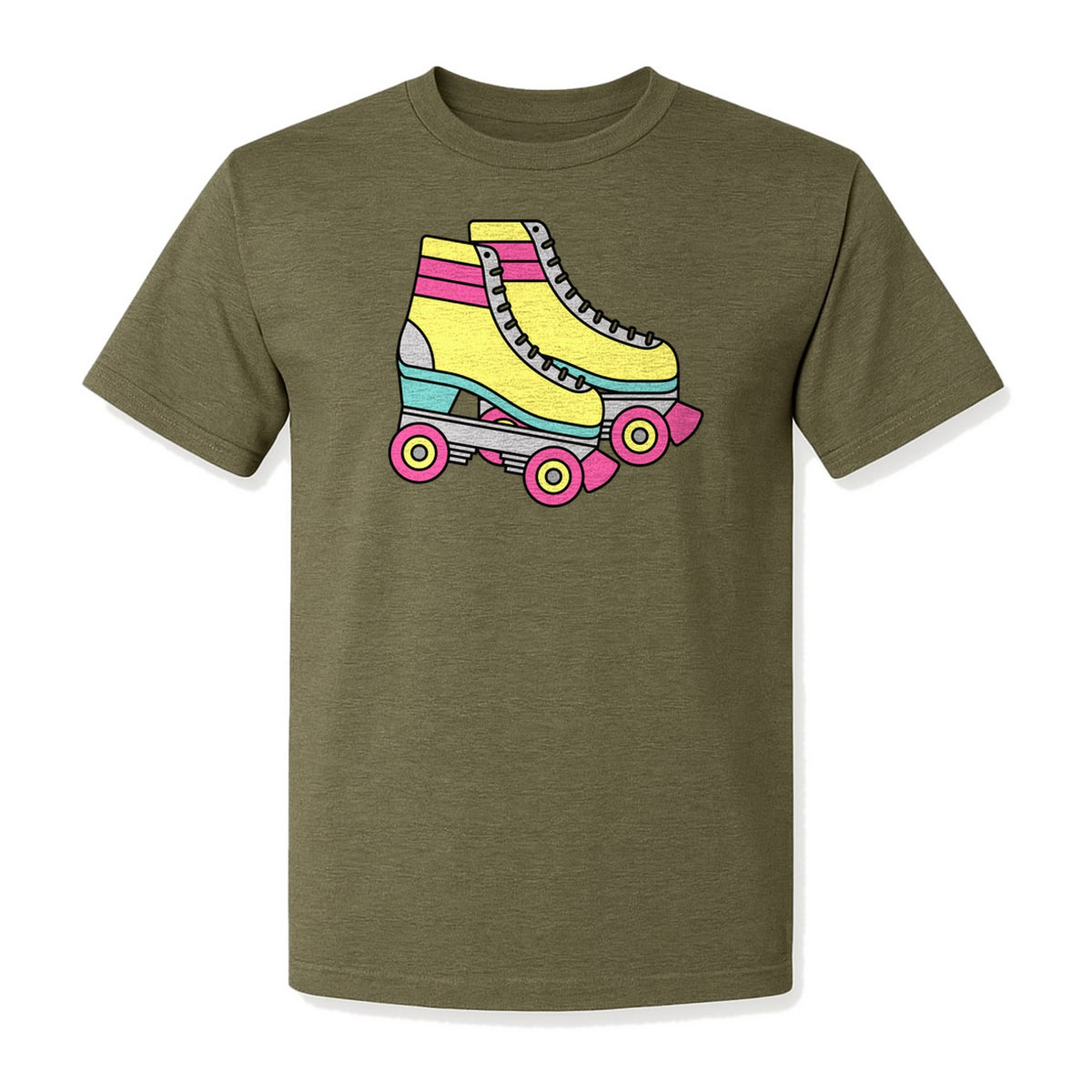Roller Skate T-Shirt, Retro Quad Design for Derby Fans, Skating Rink Birthdays and Bachelorettes
