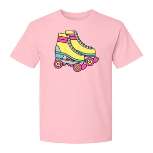Roller Skate T-Shirt, Retro Quad Design for Derby Fans, Skating Rink Birthdays and Bachelorettes