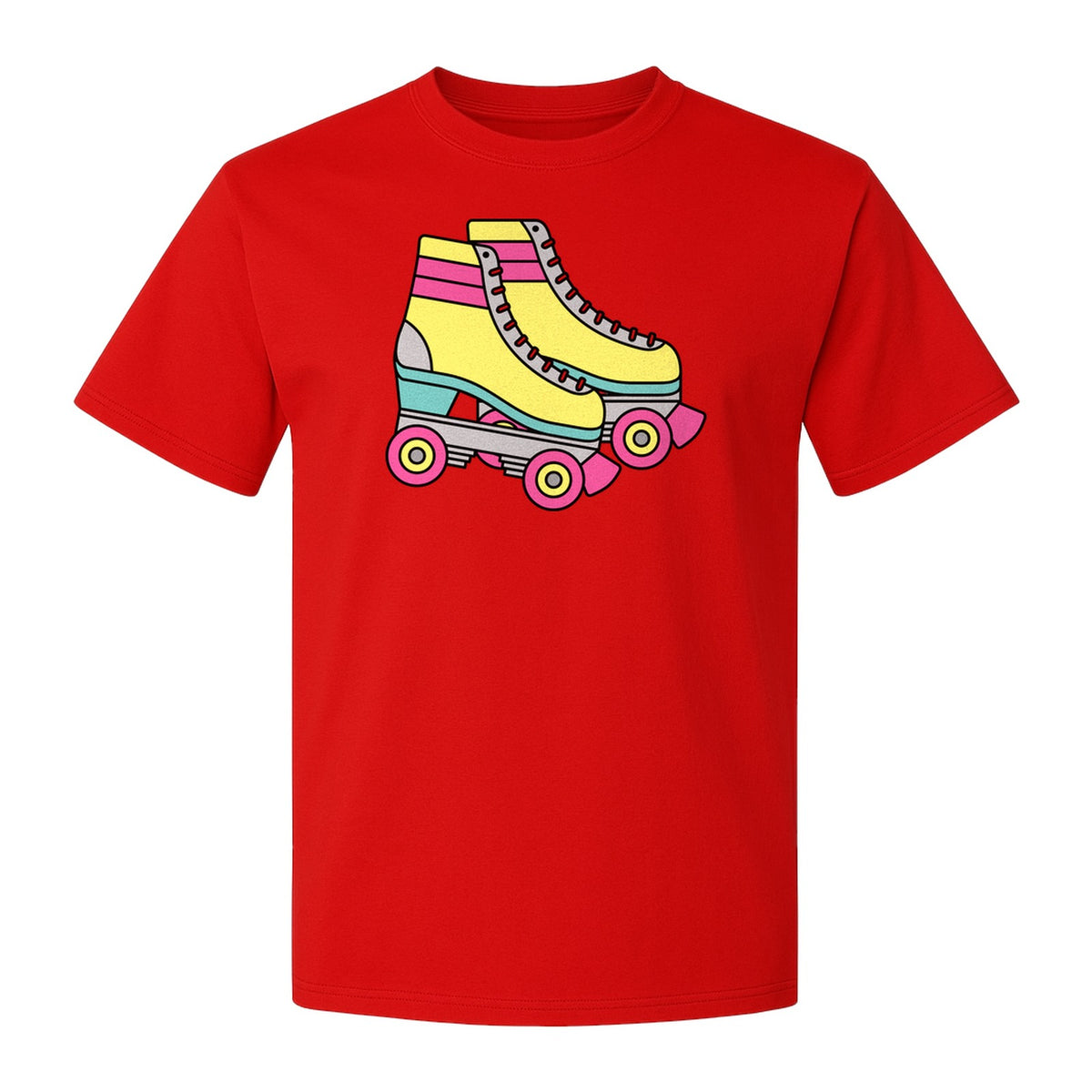 Roller Skate T-Shirt, Retro Quad Design for Derby Fans, Skating Rink Birthdays and Bachelorettes