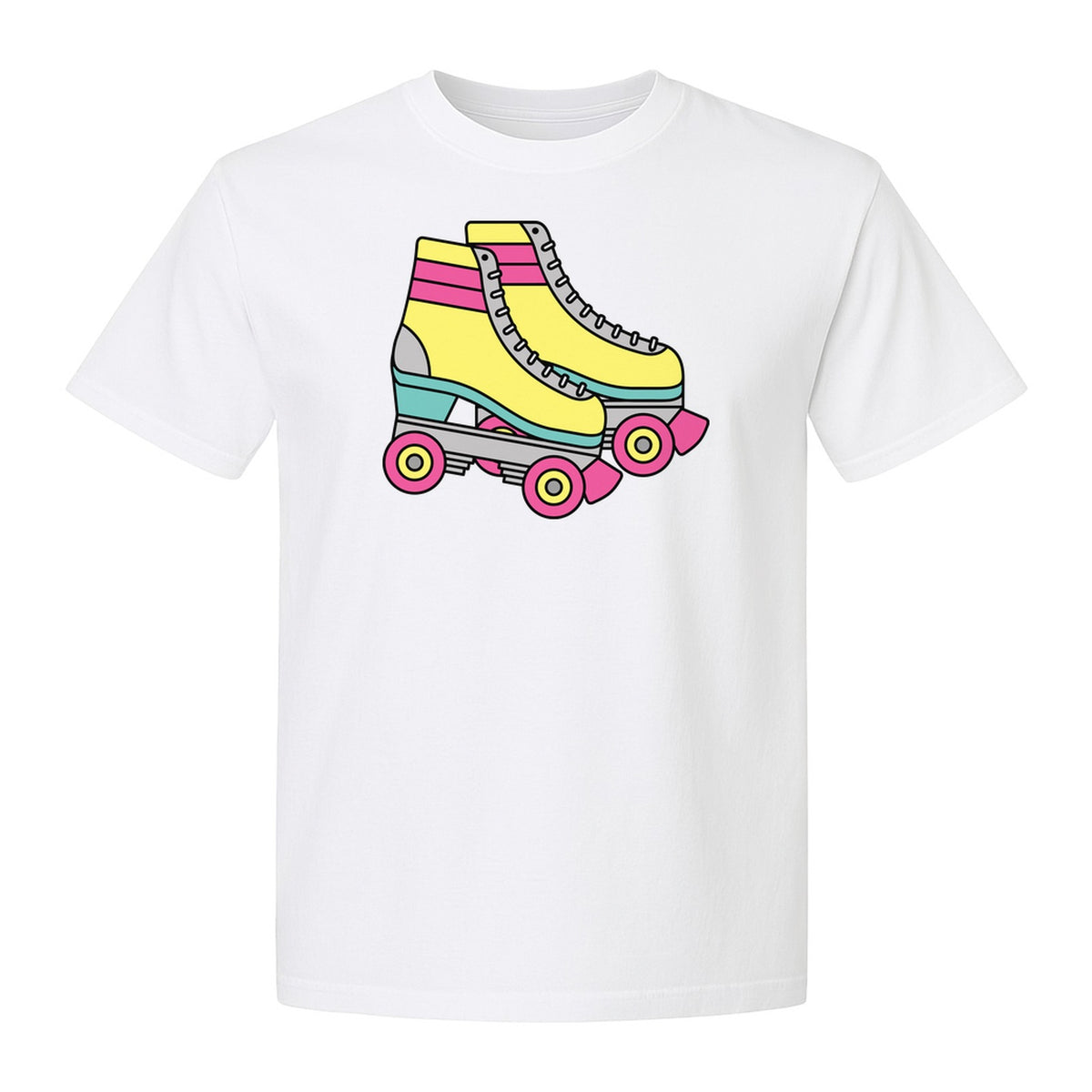 Roller Skate T-Shirt, Retro Quad Design for Derby Fans, Skating Rink Birthdays and Bachelorettes
