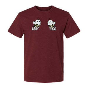 Halloween T-Shirt, Ghost Bee and Skeleton Hands Design for Spooky Season Costume Parties
