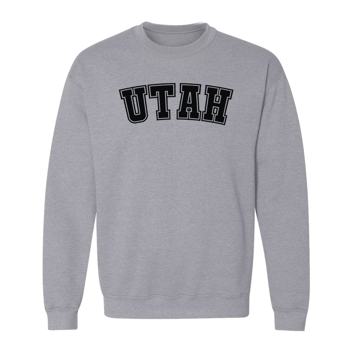 Utah Sweatshirt, Retro Collegiate Lettering Crewneck for State Pride and Travel