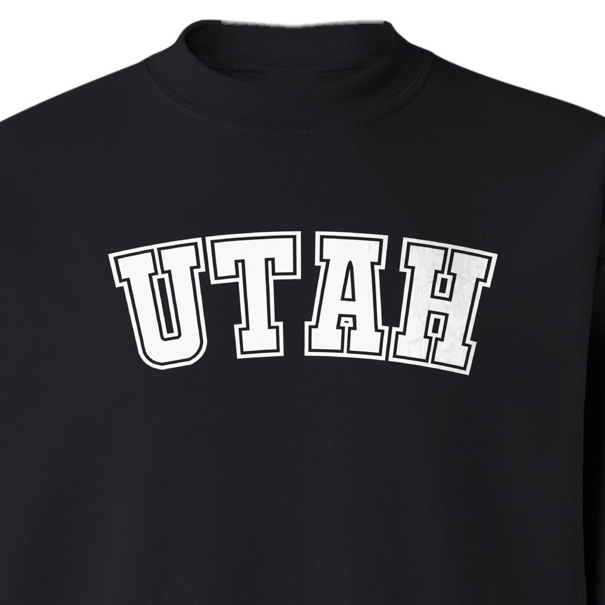 Utah Sweatshirt, Retro Collegiate Lettering Crewneck for State Pride and Travel