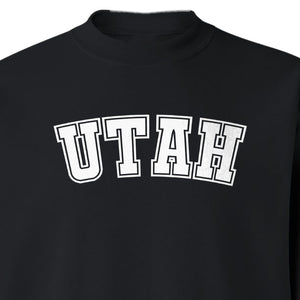 Utah Sweatshirt, Retro Collegiate Lettering Crewneck for State Pride and Travel