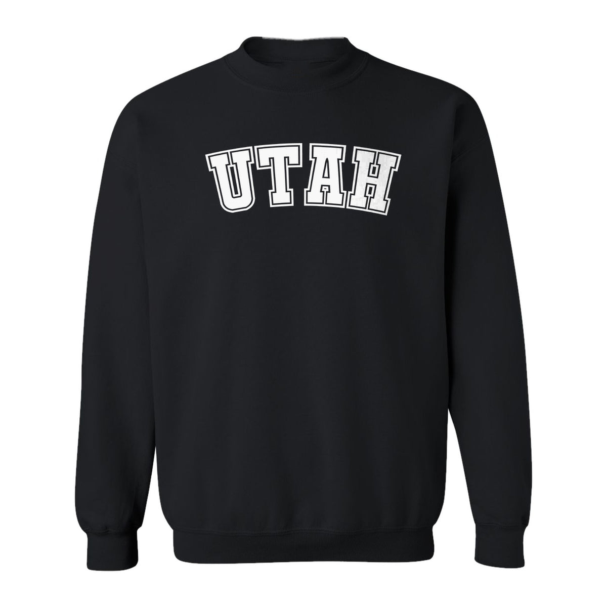 Utah Sweatshirt, Retro Collegiate Lettering Crewneck for State Pride and Travel