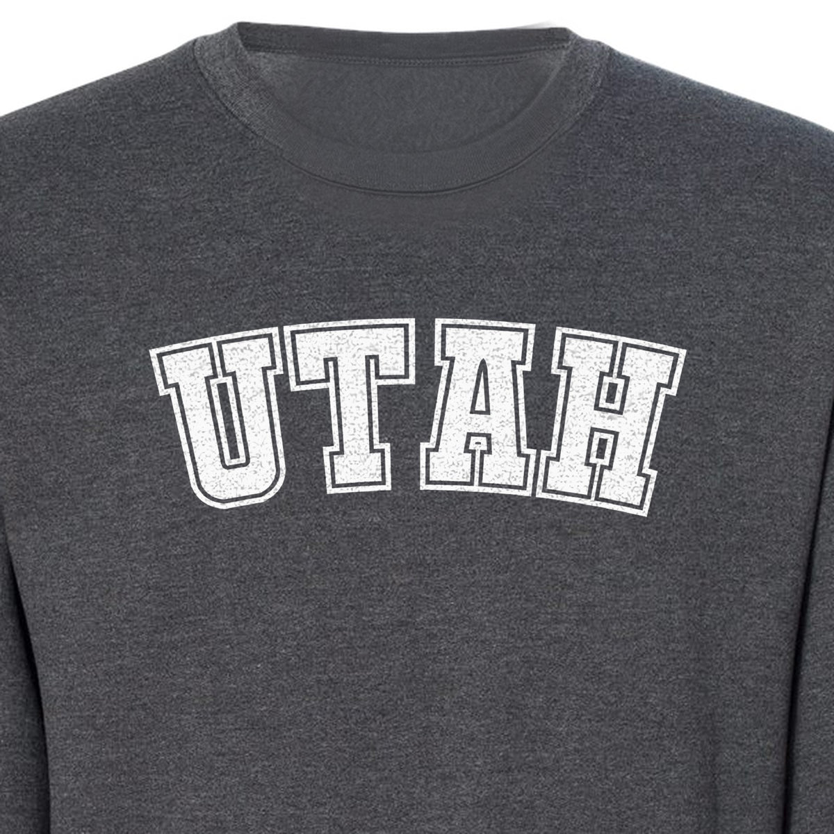 Utah Sweatshirt, Retro Collegiate Lettering Crewneck for State Pride and Travel