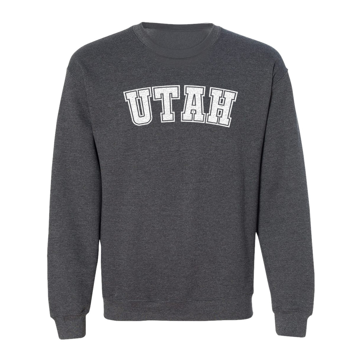 Utah Sweatshirt, Retro Collegiate Lettering Crewneck for State Pride and Travel