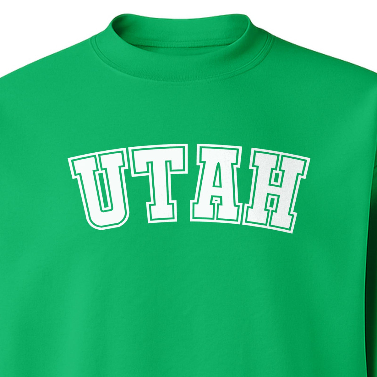 Utah Sweatshirt, Retro Collegiate Lettering Crewneck for State Pride and Travel