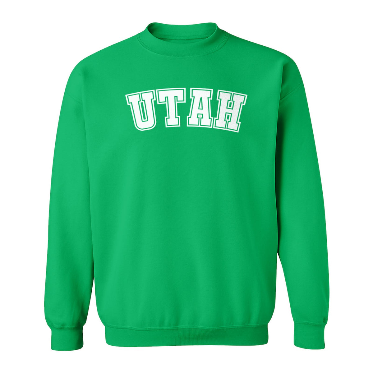 Utah Sweatshirt, Retro Collegiate Lettering Crewneck for State Pride and Travel