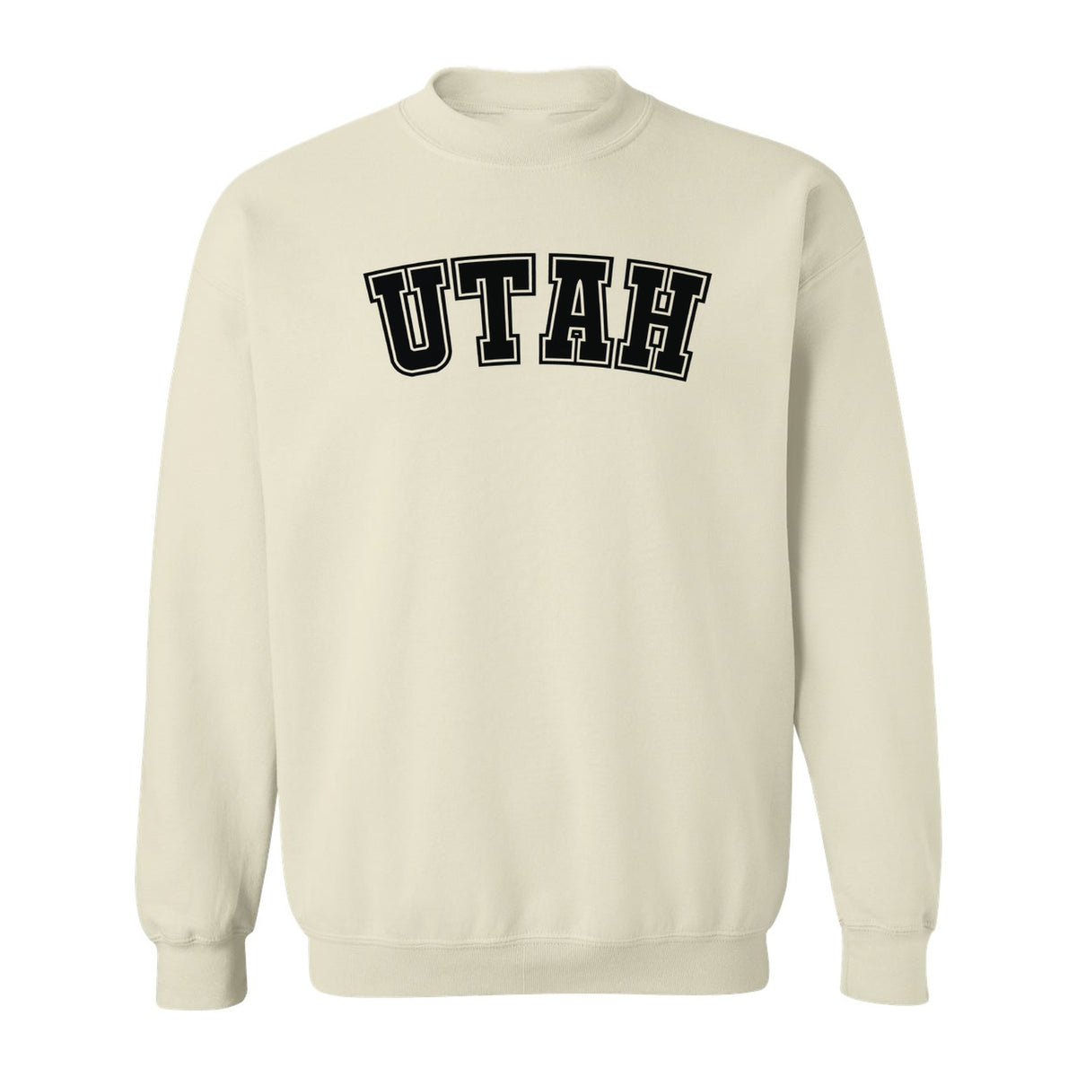 Utah Sweatshirt, Retro Collegiate Lettering Crewneck for State Pride and Travel