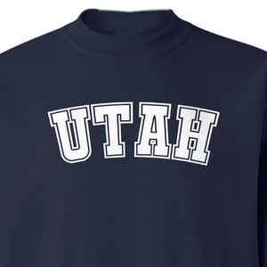 Utah Sweatshirt, Retro Collegiate Lettering Crewneck for State Pride and Travel