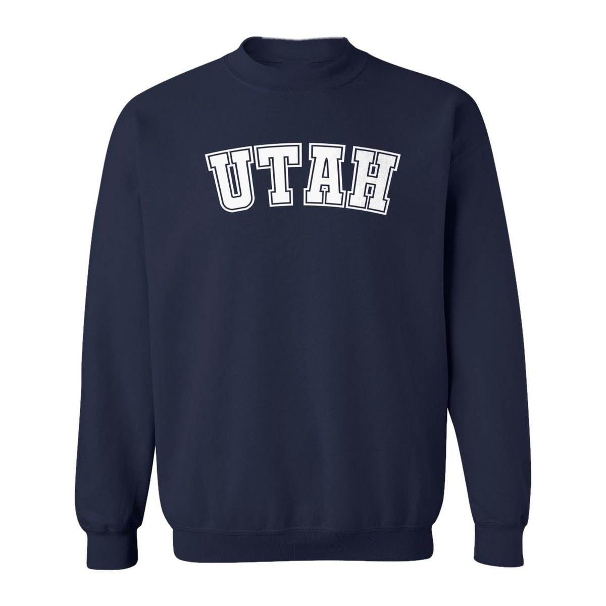 Utah Sweatshirt, Retro Collegiate Lettering Crewneck for State Pride and Travel
