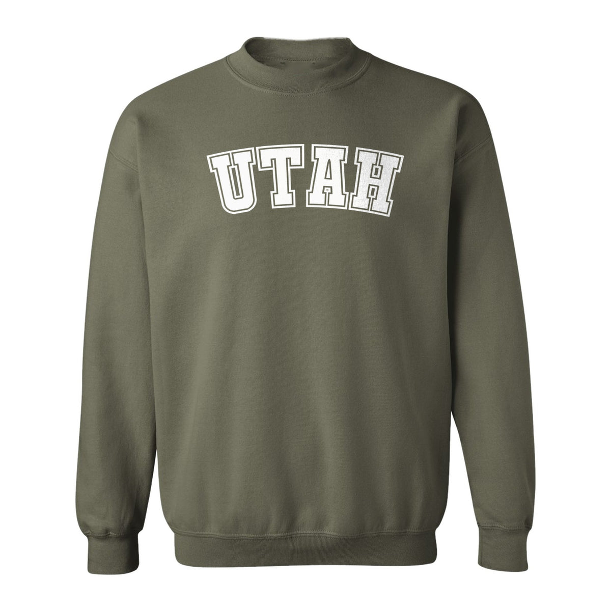 Utah Sweatshirt, Retro Collegiate Lettering Crewneck for State Pride and Travel