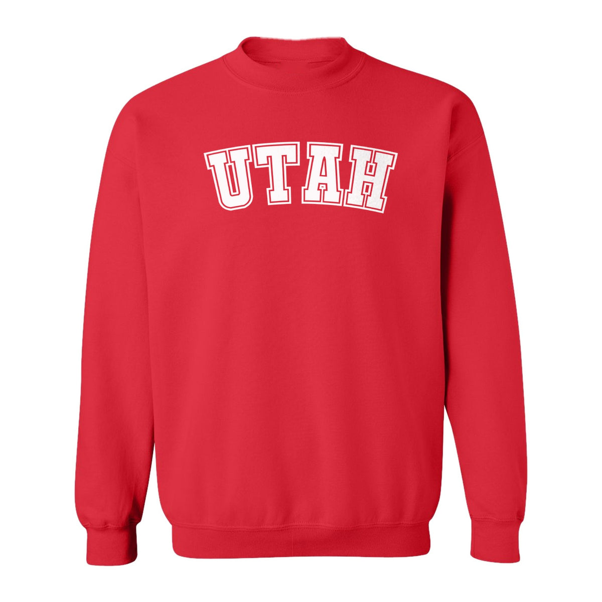 Utah Sweatshirt, Retro Collegiate Lettering Crewneck for State Pride and Travel
