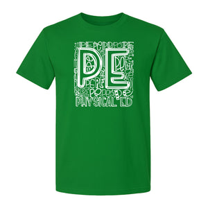 PE Teacher T-Shirt, Physical Education Typography Design for Gym Instructors and Coaches