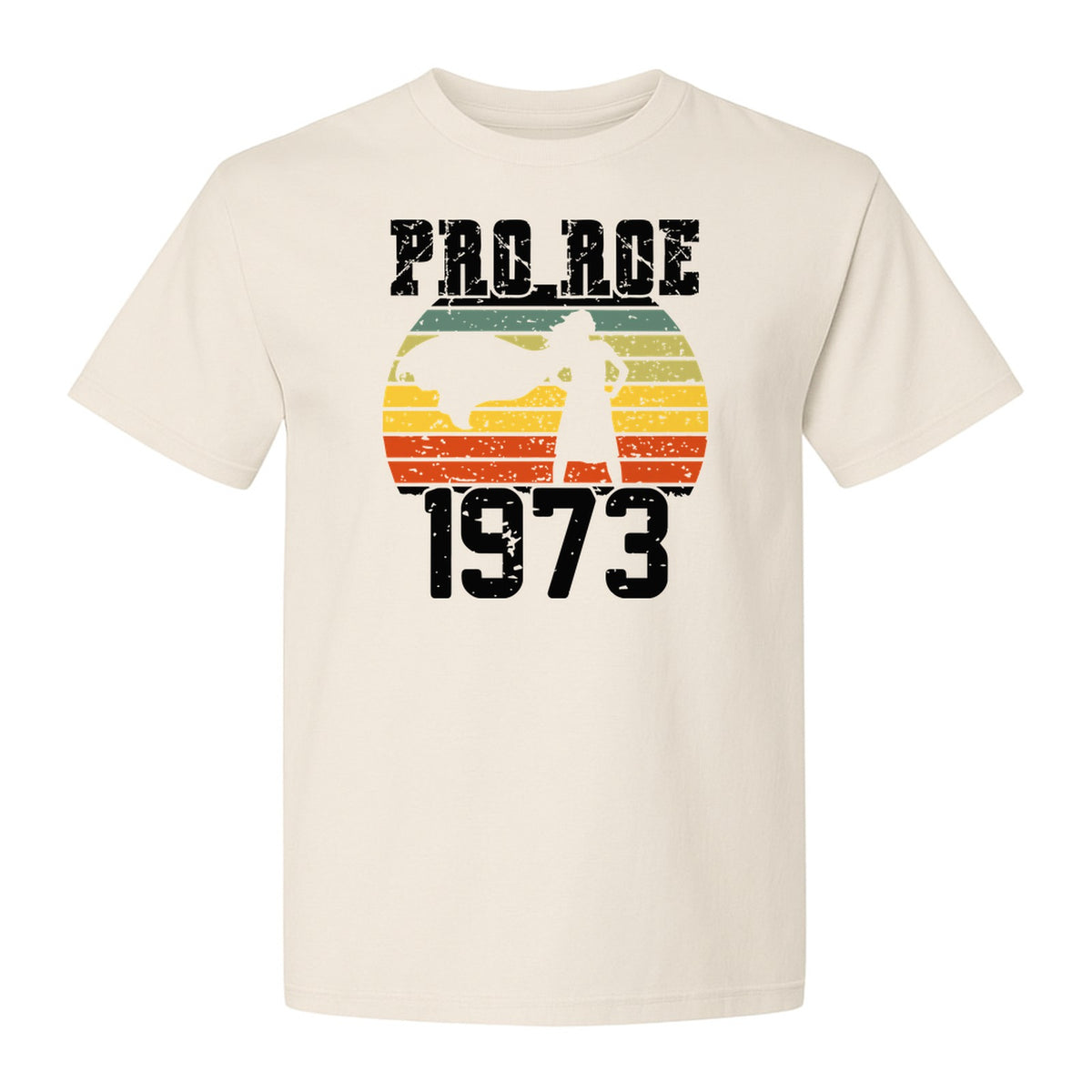 Pro Roe 1973 T-Shirt, Vintage Raised Fist Feminist Statement for Reproductive Rights Advocates