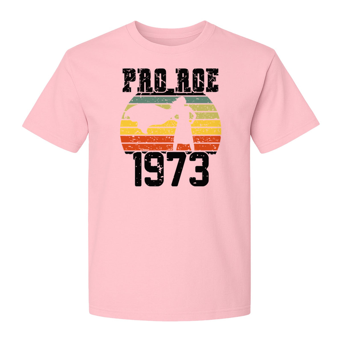 Pro Roe 1973 T-Shirt, Vintage Raised Fist Feminist Statement for Reproductive Rights Advocates