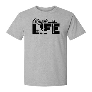 Kayak Life T-Shirt, Distressed Paddle Sport Graphic Tee for Kayakers and Outdoor Adventure Lovers