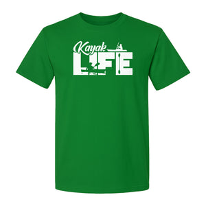 Kayak Life T-Shirt, Distressed Paddle Sport Graphic Tee for Kayakers and Outdoor Adventure Lovers