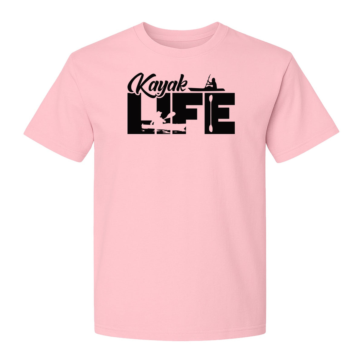 Kayak Life T-Shirt, Distressed Paddle Sport Graphic Tee for Kayakers and Outdoor Adventure Lovers