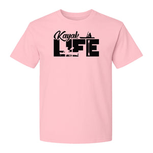 Kayak Life T-Shirt, Distressed Paddle Sport Graphic Tee for Kayakers and Outdoor Adventure Lovers