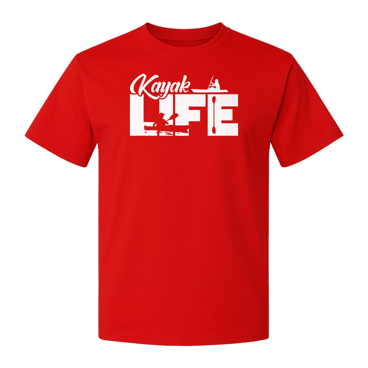 Kayak Life T-Shirt, Distressed Paddle Sport Graphic Tee for Kayakers and Outdoor Adventure Lovers