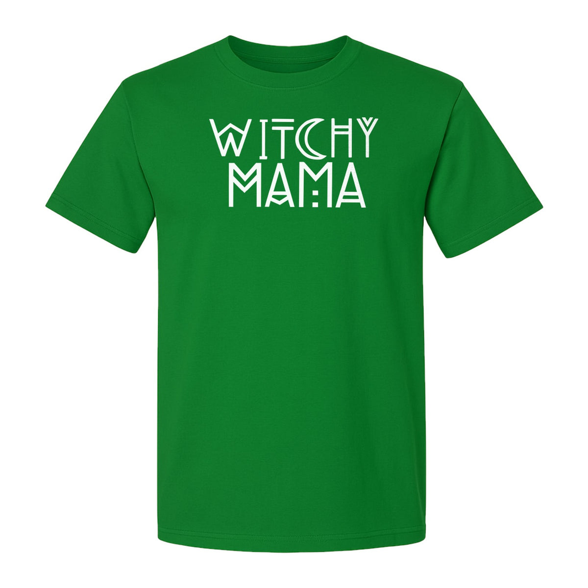 Witchy Mama T-Shirt, Crescent Moon Halloween Graphic for Moms and Spooky Season